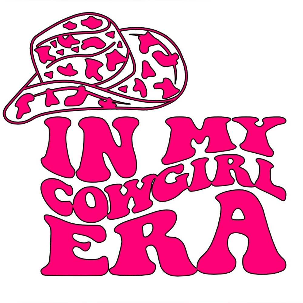 Pink Cowgirl Decal